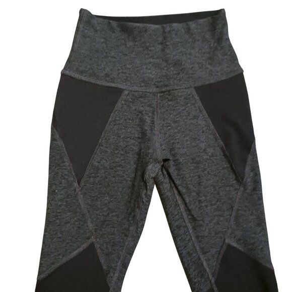 Beyond Yoga Colorblock Leggings Black/Heather Gray Women's XS Super Soft - Picture 3 of 9